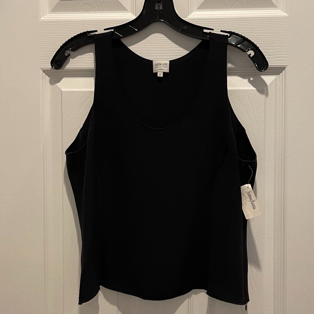 Armani Collezioni - Black Sleeveless Blouse